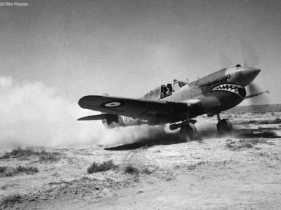 Curtiss Kittyhawk Mk I AL219 GA-C of No. 112 Squadron RAF, Western Desert