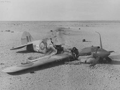 Destroyed Kittyhawk Mk III Africa