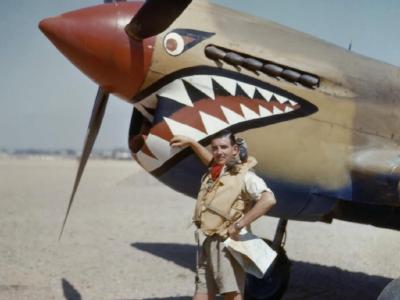 Kittyhawk Mk I of No. 112 Squadron RAF, Sidi Heneish