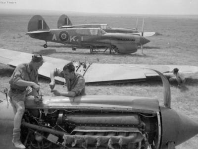 Curtiss Kittyhawks Mk I Tunisia