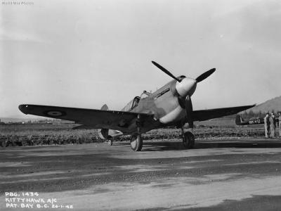 P-40 of 111 Squadron RCAF 1942