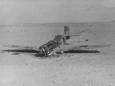 Wreck of P-40