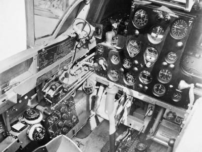 Tomahawk Mk IIB AK184 cockpit interior