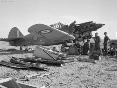 Tomahawk Mk IIB AK475 GA-J of No. 112 Squadron RAF