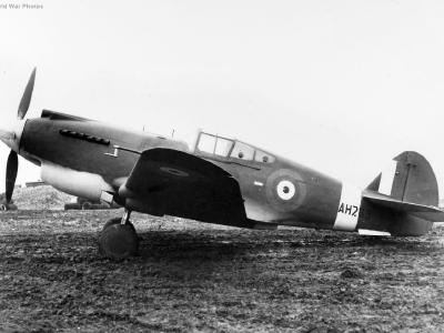 Curtiss Tomahawk Mk I AH769 at Boscombe Down 2
