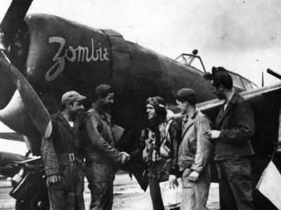 356th Fighter Group, 361st FS P-47 Thunderbolt „Zombie” Martlesham Heath