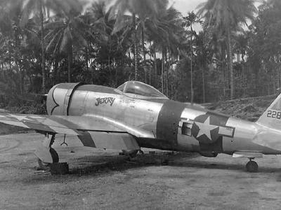 P-47 „Jerry” #175 serial 42-28508 of the 58th Fighter Group