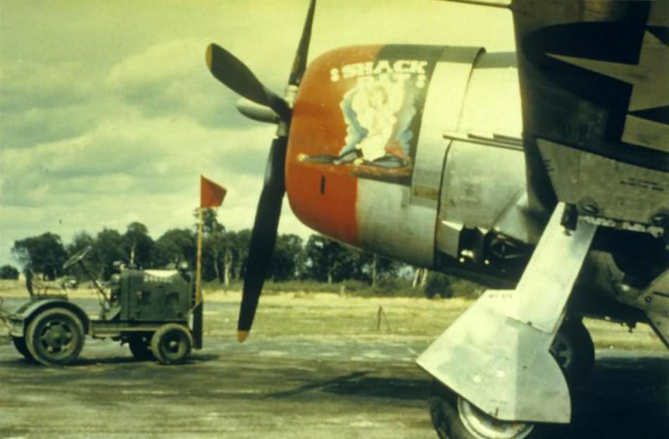 P-47 Thunderbolt named „Shack Rat” of the 63rd Fighter Squadron, 56th Fighter Group
