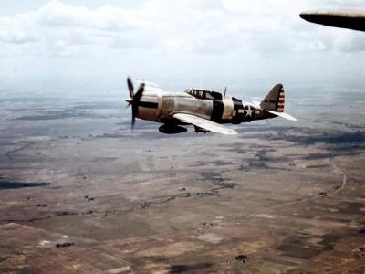 P-47 of the Escuadrón Aéreo de Pelea 201, Philippines. 1945