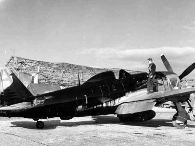 P-47D Thunderbolt Lt King of the 350th Fighter Group – Flak damaged photo