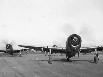 P-47 Thunderbolts ready for take off
