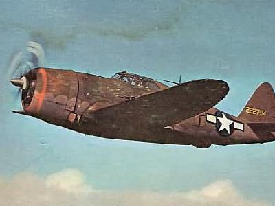 P-47 Thunderbolt 42-22794 in flight