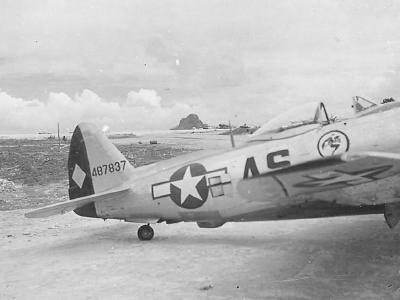 Republic P-47N Thunderbolt 44 87837 of the 413rd Fighter Group PTO