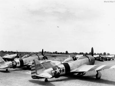 201st Mexican FS P-47s Clark Field Summer 1945