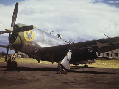 P-47D 42-26637 „Kokomo” VM-P of the 551st FS. 495th FG 2