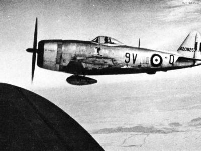 French P-47 9V-Q of GC II/5 Lafayette 1944