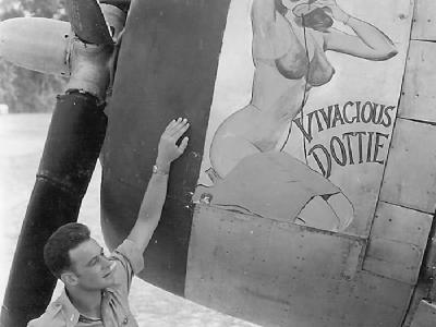 P-47D named Vivacious Dottie PTO