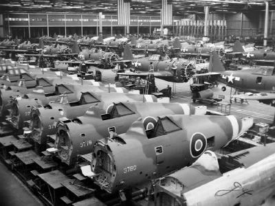 RAF Thunderbolts assembly line