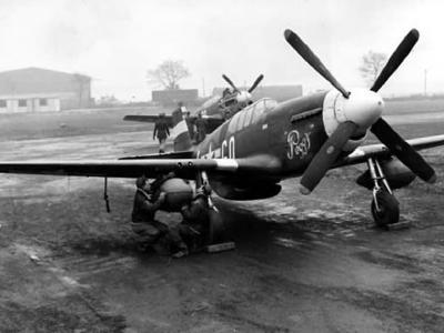 354th Fighter Group P-51 Mustang in England Early 1944