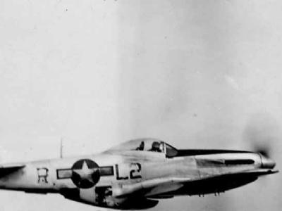 P-51 44-15086 In Flight, pilot Lt Morrow