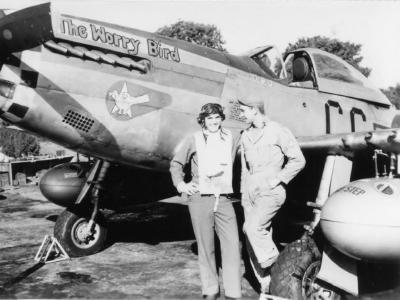 Capt Coons 55th Fighter Group By P-51D Mustang The Worry Bird nose art