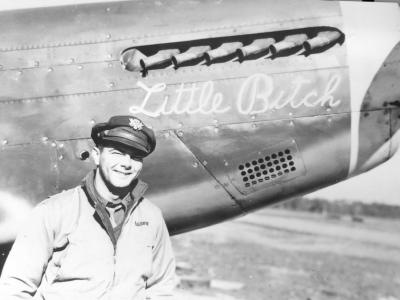 Capt Dave Peron 357th Fighter Group by P-51B Mustang