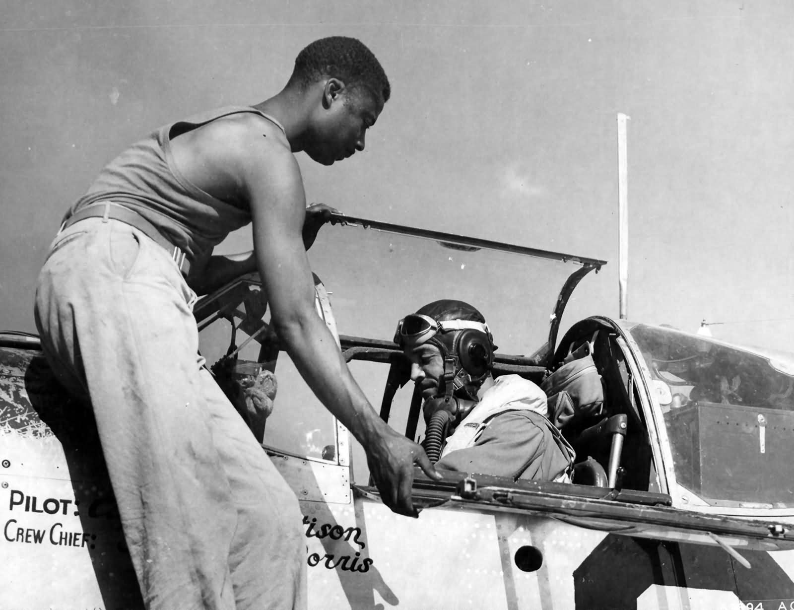Capt William Mattison Operations Officer of the 100th FS 332nd FG Italy
