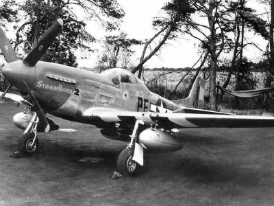 North American P-51D Mustang „Straw Boss 2” 44-14111 code PE-X