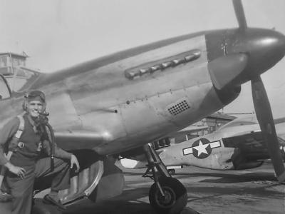North American P-51D Mustangs