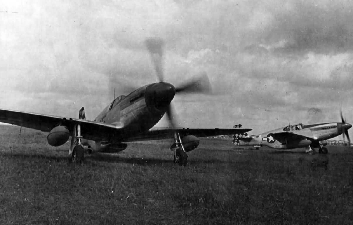 P-51B 45 Mustang of the 318th FS 325th FG Checkertail Clan Soviet Union