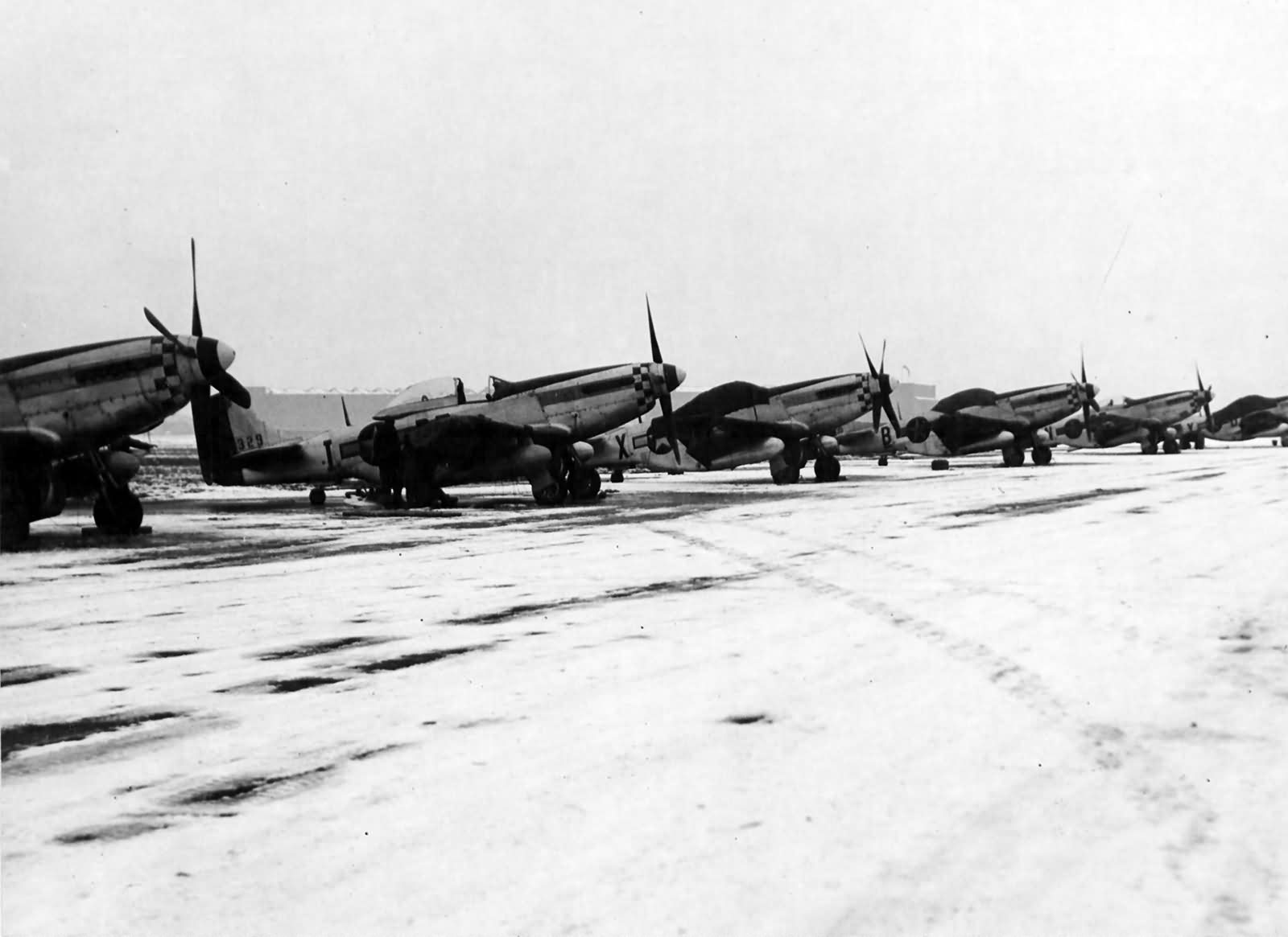 P-51D Mustang 44-13329 of the 503rd FS 339th FG At Fowlmere base, code D7-I
