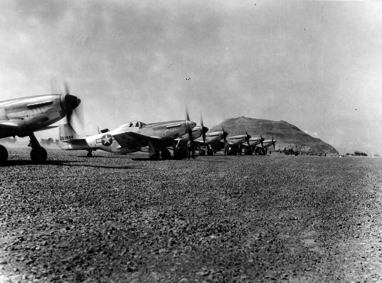 P-51D 44-63998 of the 47th Fighter Squadron 15th FG Iwo Jima