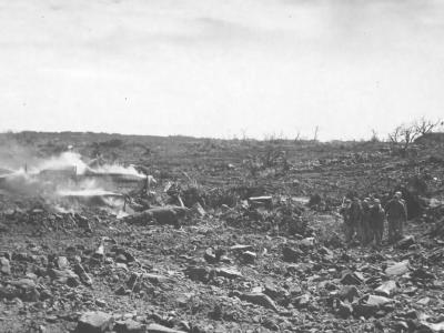 P-51D Mustang Wrecked On Iwo Jima 1945