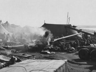 P-51D Mustang Wrecked On Iwo Jima