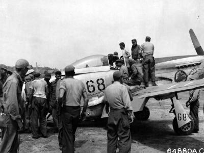 P-51D Serial 44-63325 of the 45th Fighter Squadron 15th FG