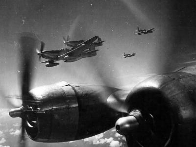 P-51 Mustangs and B-29 PTO
