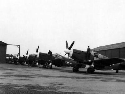 P-51 Mustangs Lancashire England 25 February 1944
