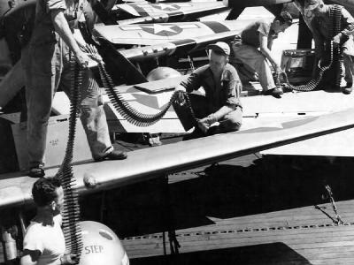 P-51 of the 15th Fighter Group Arrive On Guam 1945