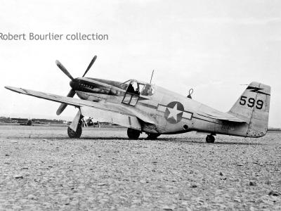 F-6C Mustang #599 of the 118th TRS, 23rd Fighter Group