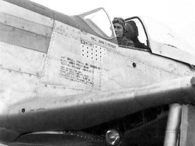 Maj John C. Herbst CO 74th FS. P-51D-6-NT 44-11278 December 1944