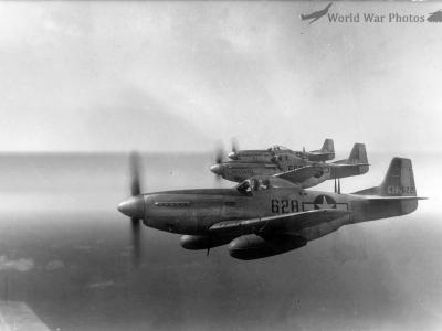 P-51D 506th Group in flight