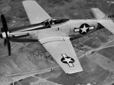 P-51H 44-64164 in flight