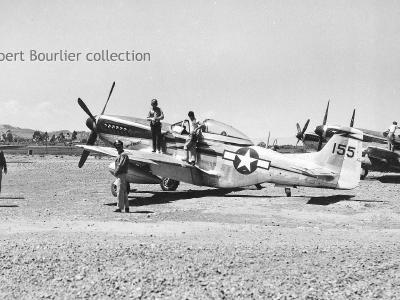 P-51K #155 „Miss Rebel” of the 118th TRS, 23rd FG, pilot Capt Oran Watts