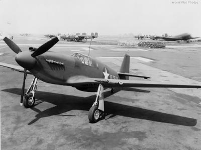 P-51 Mustang at Mines Field
