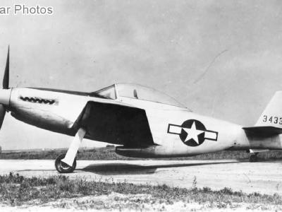 North American XP-51F 43-43332 10 April 1944