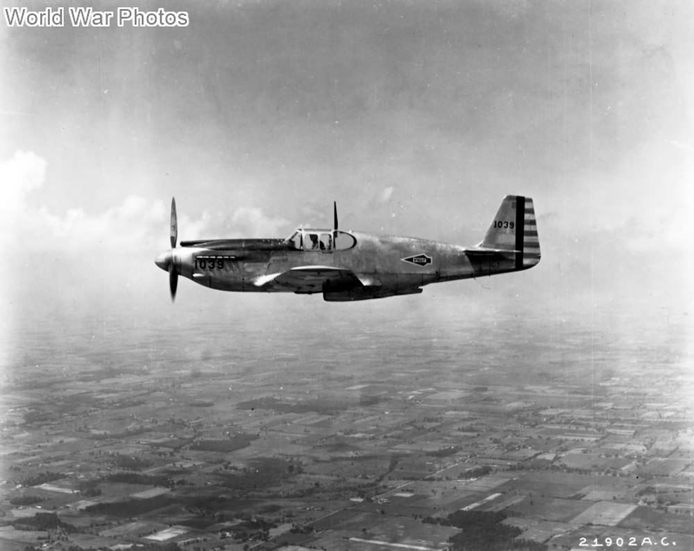 North American Xp 51 41 039 Over Wright Field 1941 World War Photos