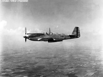 North American XP-51 41-039 over Wright Field 1941