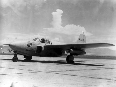 P-59B Airacomet 42-22633 named „Reluctant Robot”