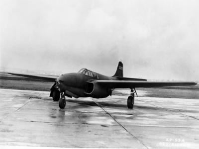 YP-59A Airacomet 42-108775 at Wright Field 3
