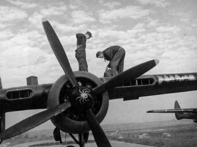 Northrop P-61 Black Widow engine ETO